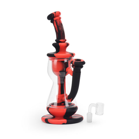 Silicone Deluxe Incycler Black & Red