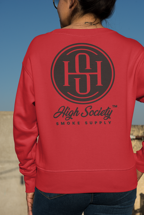 High Society - Classic Double Sided Sweater (Black Logo)