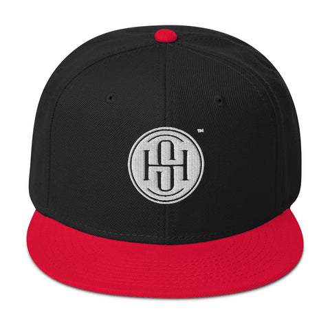 High Society - Classic White Logo Snapback Hat