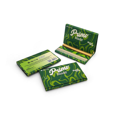 High Society - Primo Organic Hemp Rolling Papers w/ Crutches - 1.25" - (1) Booklet