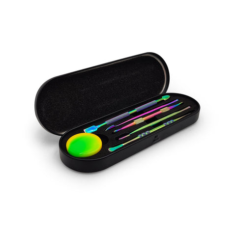 High Society | Dabber's 5 Piece Tool Kit w/ Silicone Oil Jar