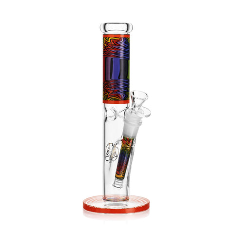 Ritual Smoke - Prism 10" Glass Straight Tube - Tangerine