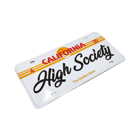 High Society | Limited Edition Collectors Car Plate