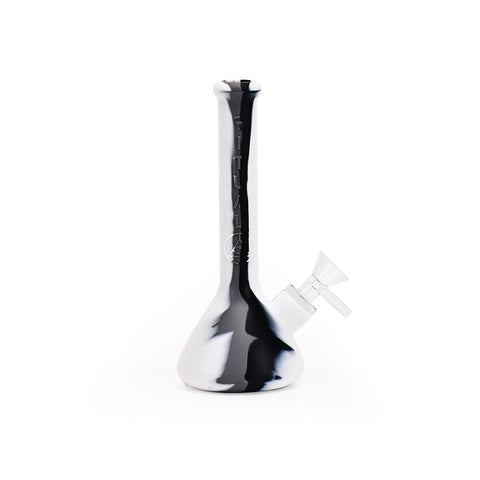Ritual - 7.5'' Deluxe Silicone Mini Beaker - Marble (Black & White)