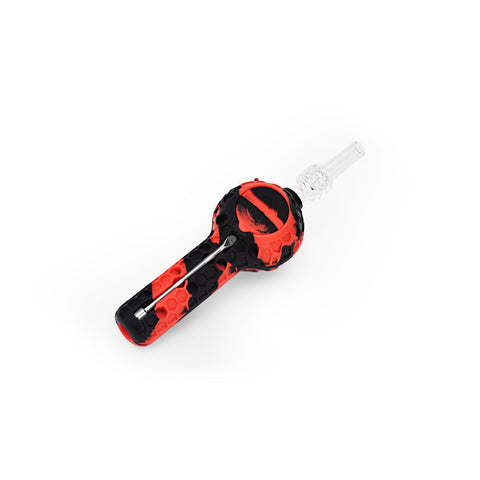 Ritual - 4'' Silicone Nectar Spoon - Black & Red